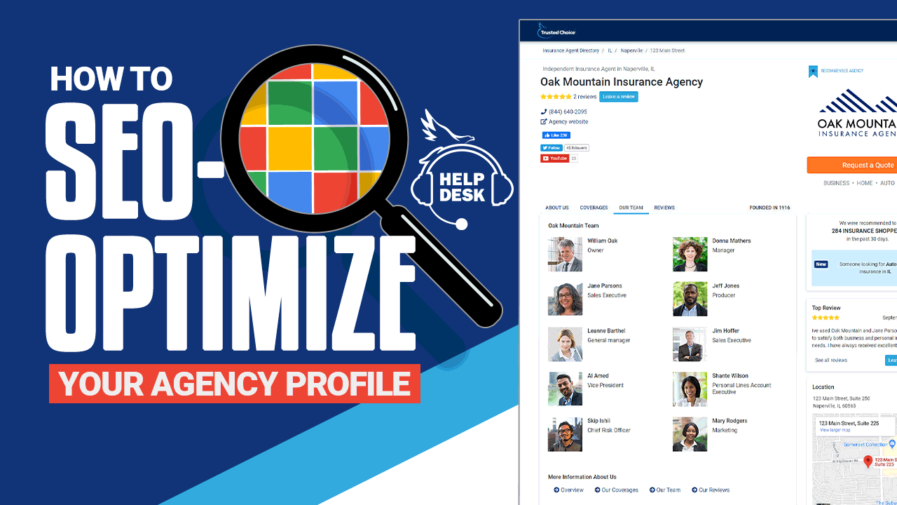 How to SEO-optimize your agency profile