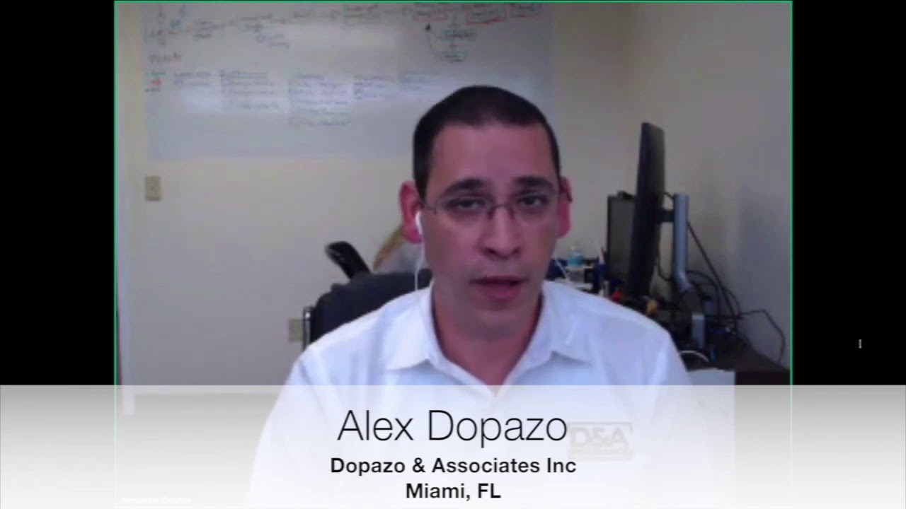 Florida Agency Success Story – Alex Dopazo