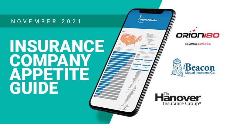 Your New Insurance Company Appetite Guide – November 2021